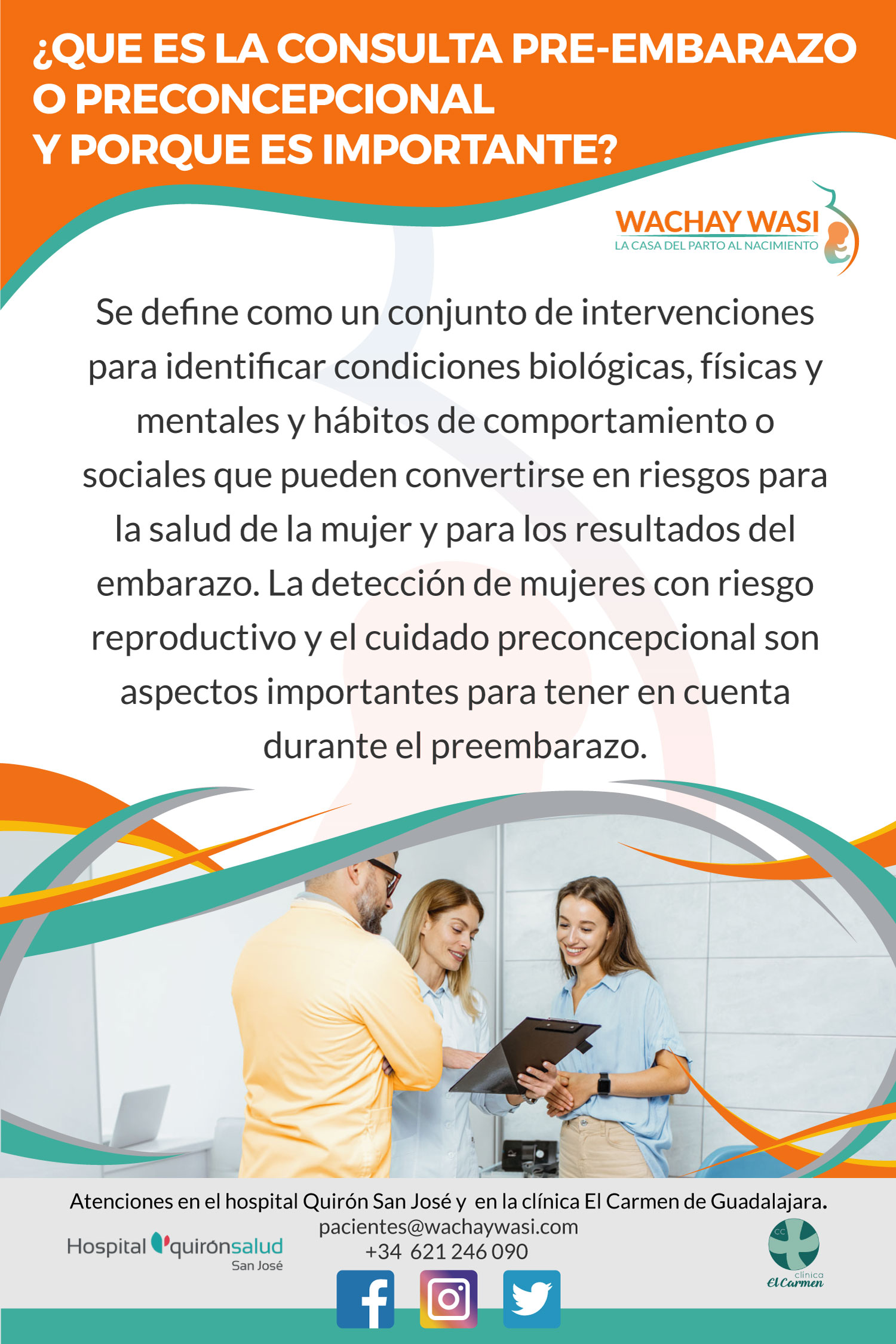 Preparación al parto Guadalajara | Consulta pre-embarazo